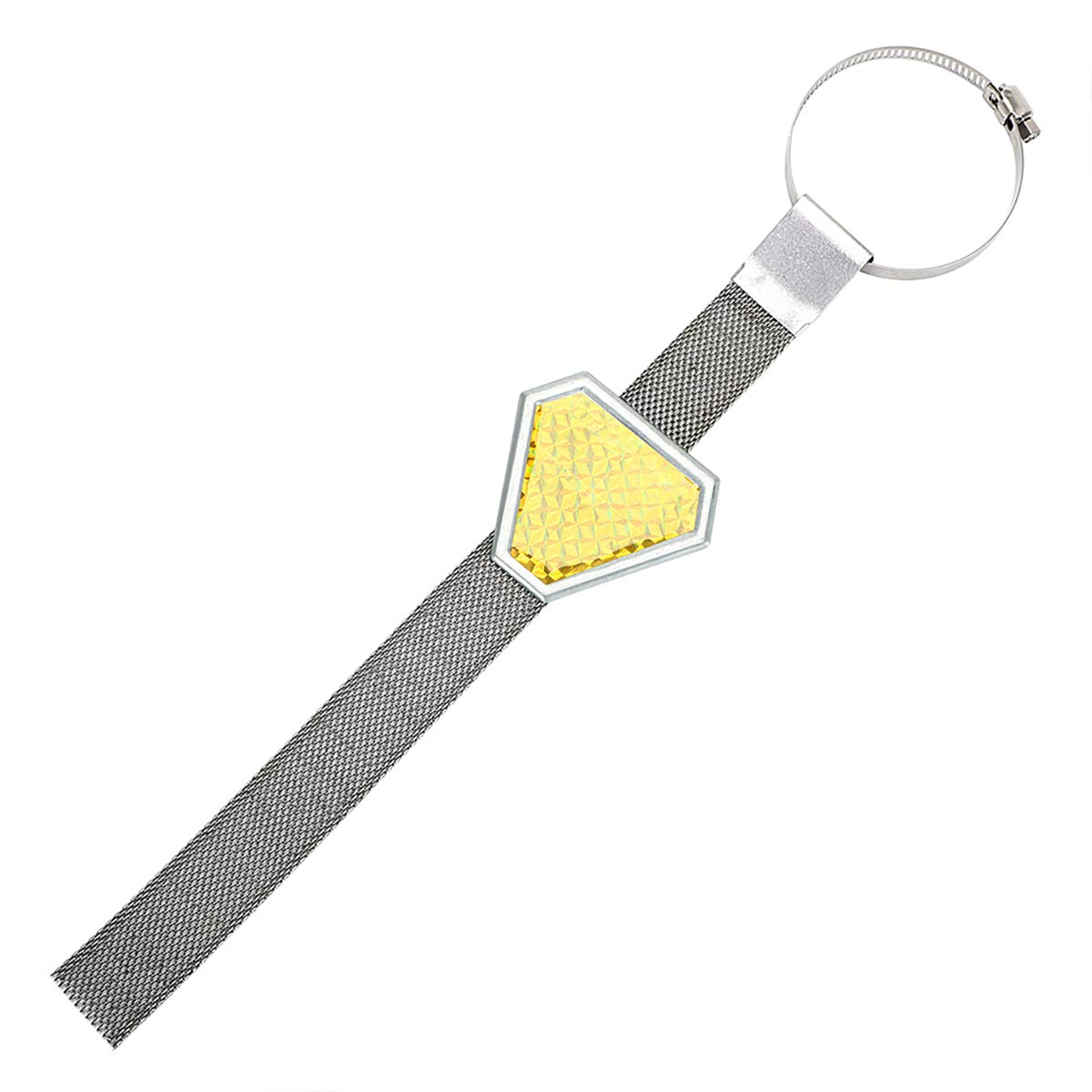LKXHarleya Auto Car Ground Wire - Anti Static Strap with Reflective Strips for Car, SUV & Truck (Yellow) | Prevent Static Electricity & Improve Safety for Road Trips & Winter Driving