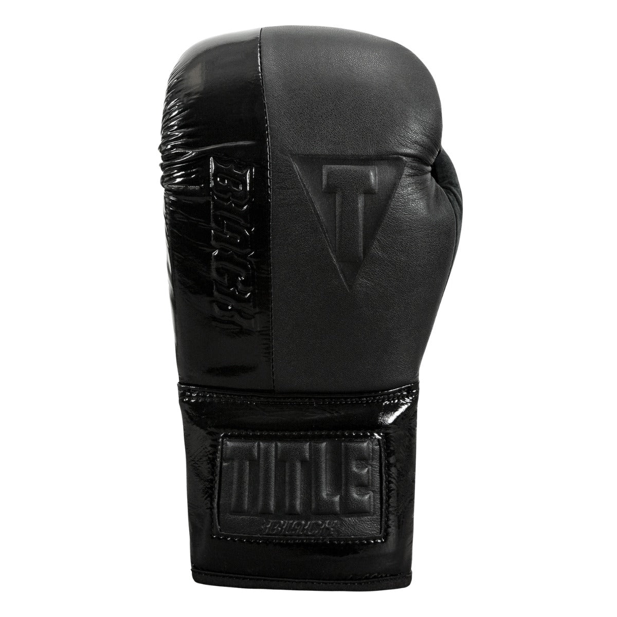 Black Blast Lace-Up Boxing Gloves for Training - Premium Leather Punching Gloves for Men & Women - Perfect for Boxing, MMA, Kickboxing & Fitness Workouts