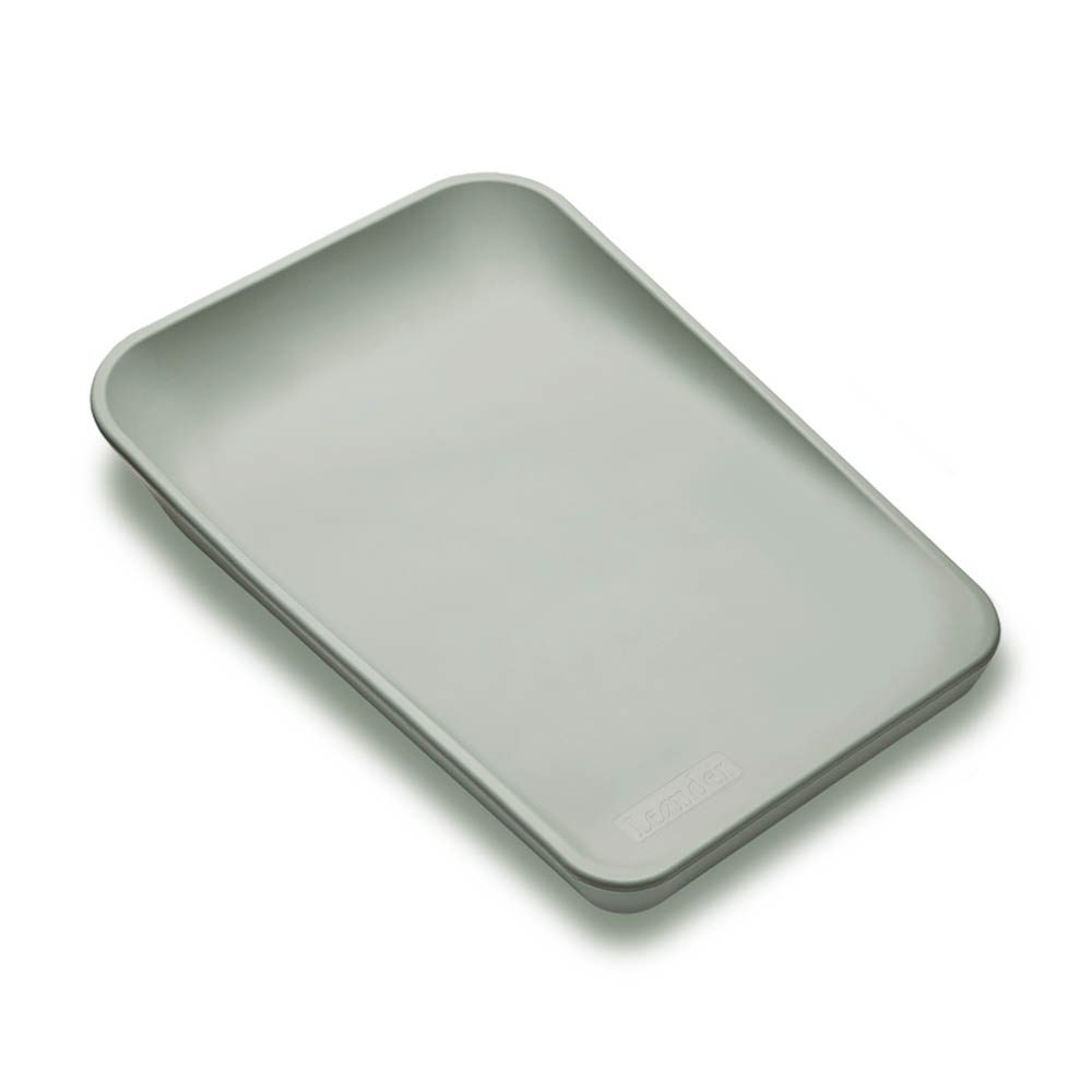 LEANDER Matty Change Mat - Waterproof Baby Changing Pad, Soft & Safe Sage Green for Nursery, Diaper Station & On-the-Go Use