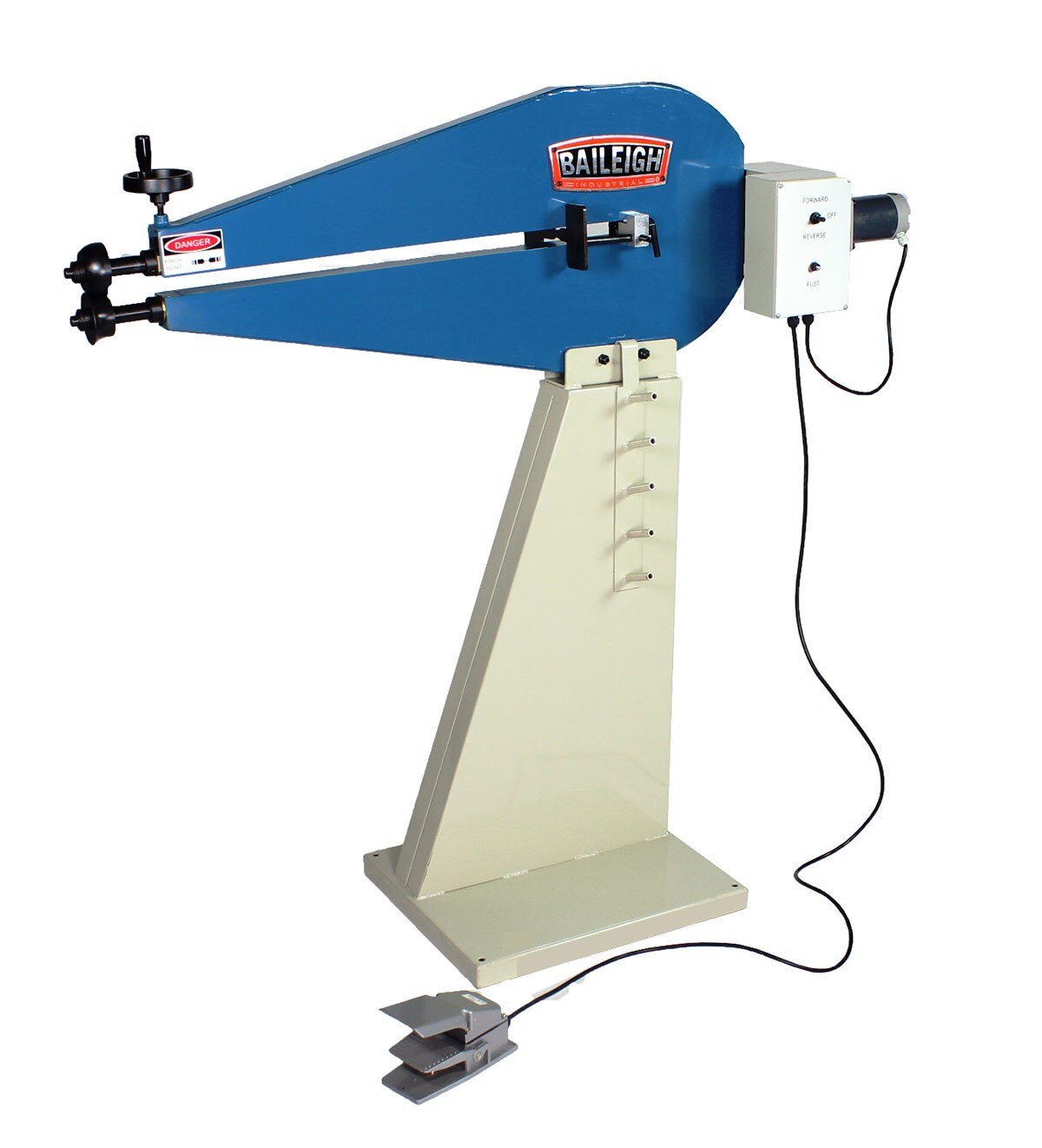 Baileigh Industrial BA9 1000924 BR-18E-36 Power Bead Roller Machine for Metal Forming - Perfect for Automotive, HVAC and Sheet Metal Fabrication