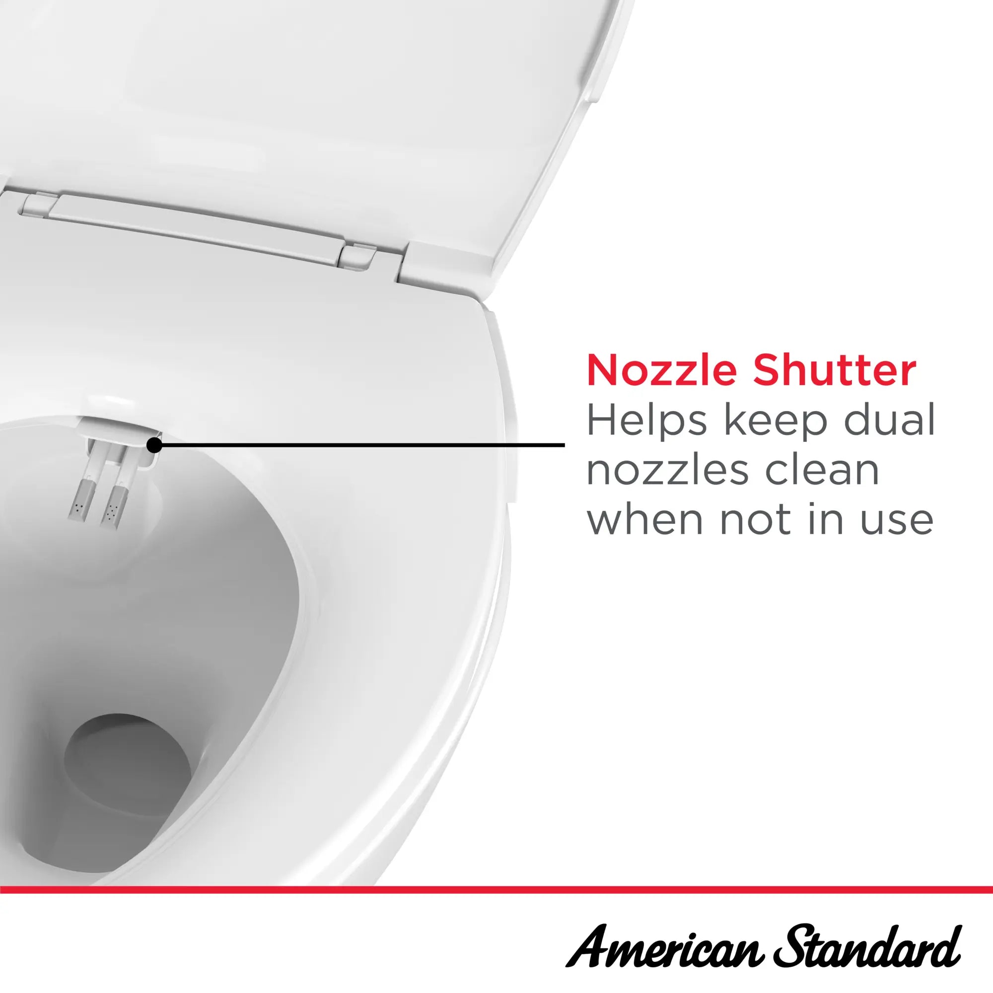 Edgemere® Dual Flush Elongated Toilet with AquaWash® Bidet Seat - 1.6 GPF/6.0 LPF & 1.1 GPF/4.2 LPF, Chair Height, Wax Ring Included - Perfect for Modern Bathrooms, Water-Saving Homes, and Spa-Like Comfort