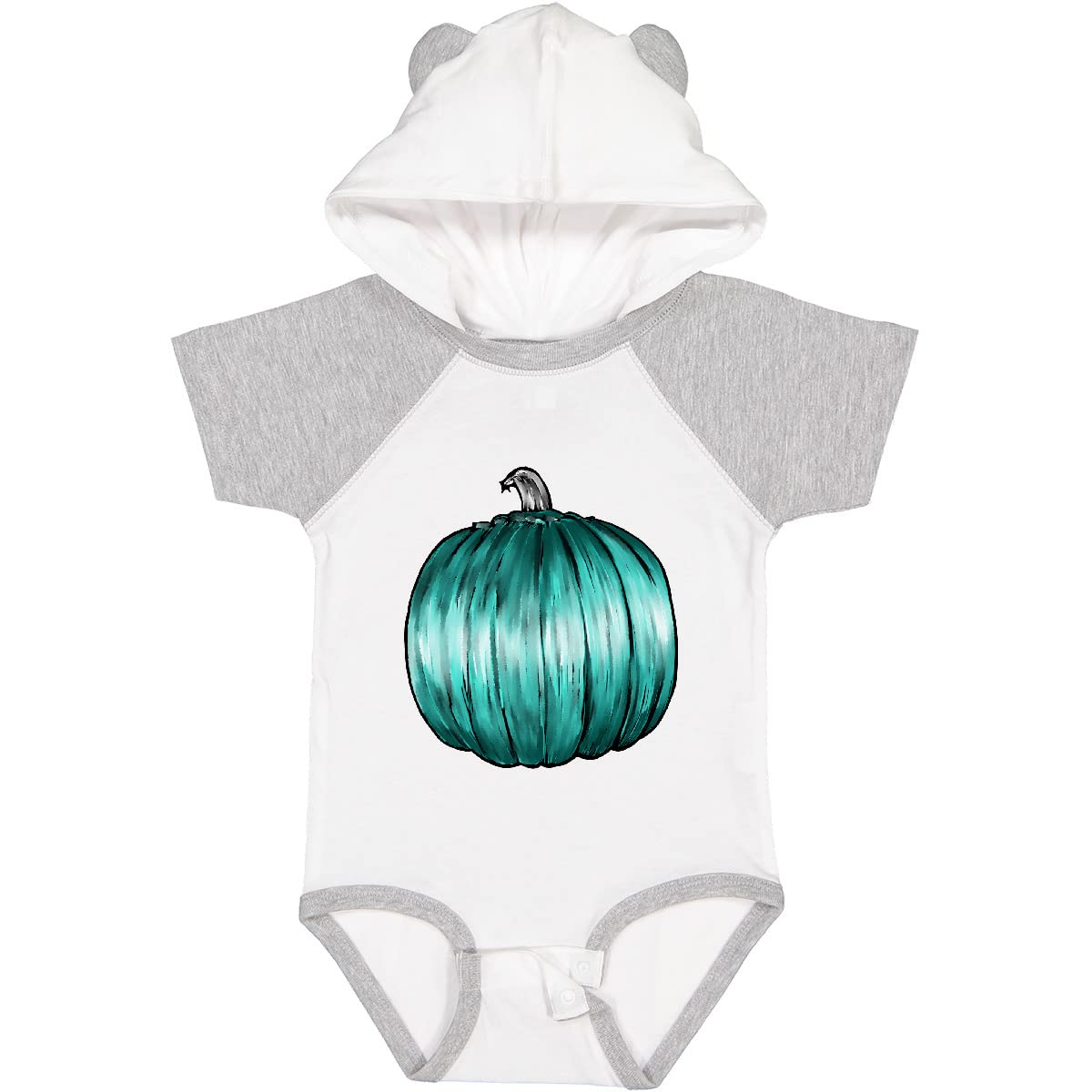 Inktastic Allergy Awareness Teal Pumpkin Watercolor Baby Bodysuit - Cute Halloween Outfit for Food Allergy Kids & Toddlers