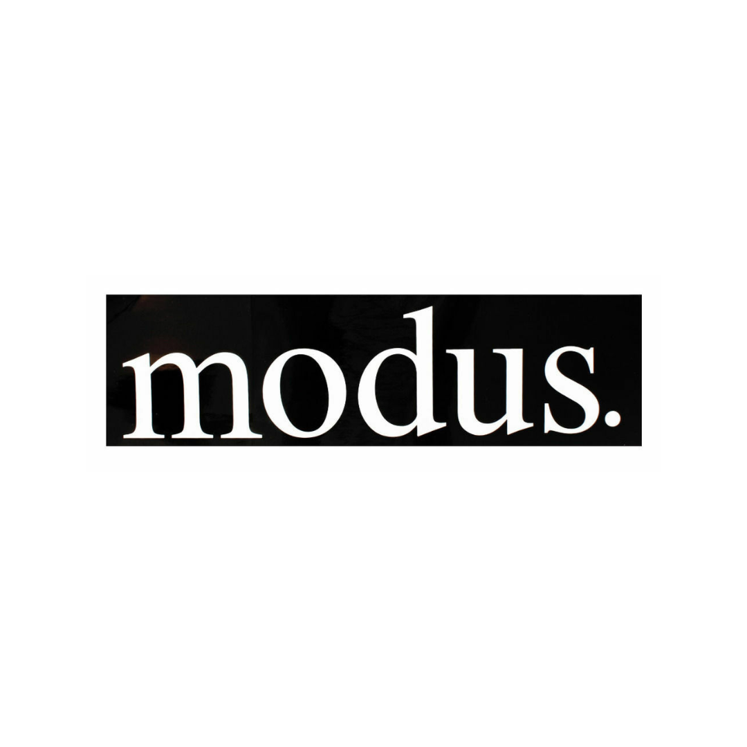 Modus Logo Ramp Sticker XL - Premium Vinyl Decal for Skateboards, Scooters & Bikes - Durable Outdoor Adhesive for Extreme Sports & Urban Lifestyle