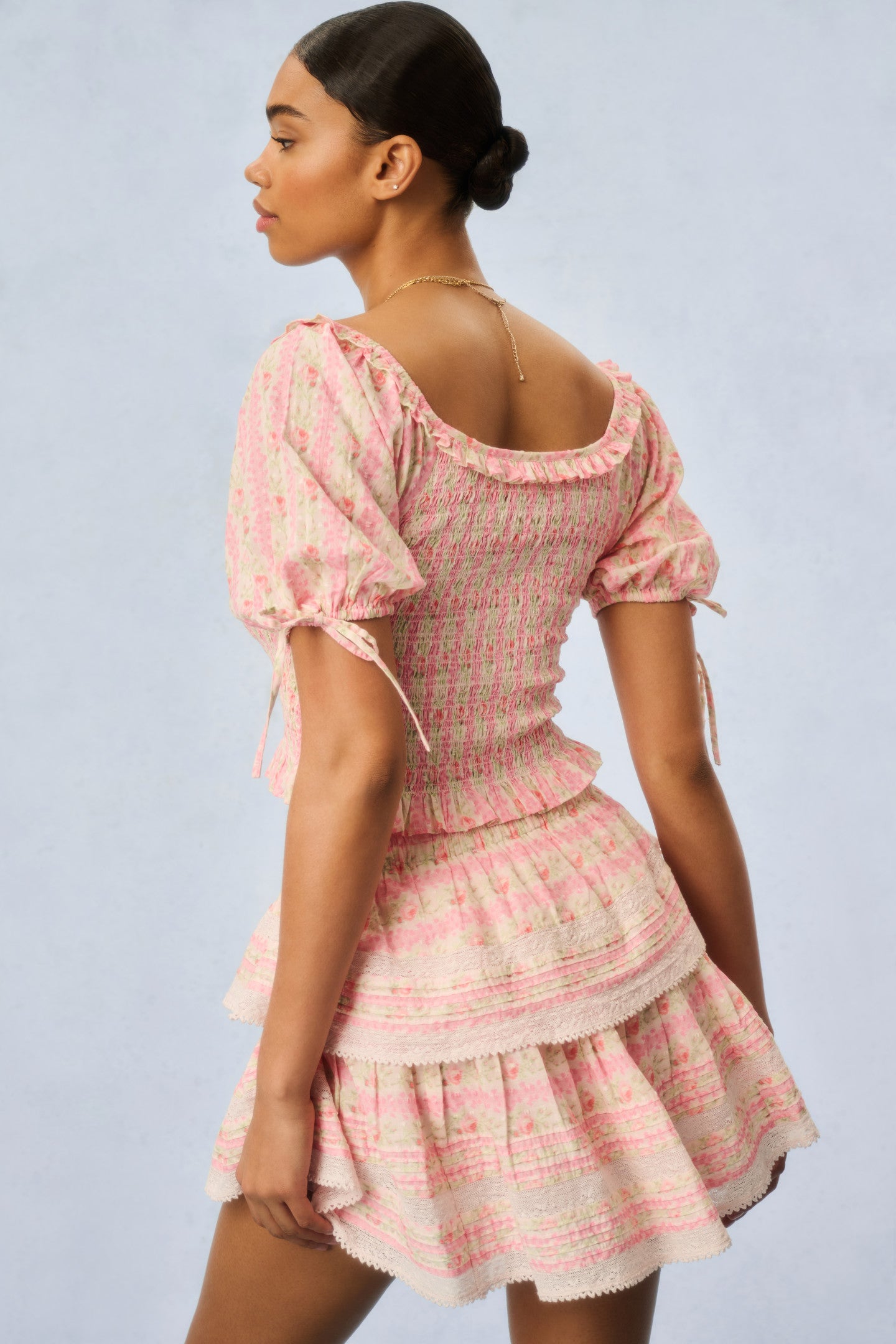 Molly Fragrance Print Top - Strawberry Macaroon Scented Blouse for Women | Casual Summer Tops for Outings & Date Nights