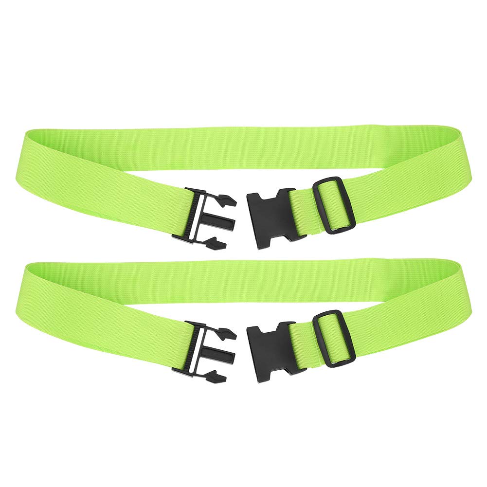 2PCS Adjustable Luggage Straps with Quick Release Buckle - Secure Suitcase Straps for Travel, Airplane & Outdoor Use - Durable Baggage Belt with ID Tag (Ideal for Airport, Camping & Business Trips)