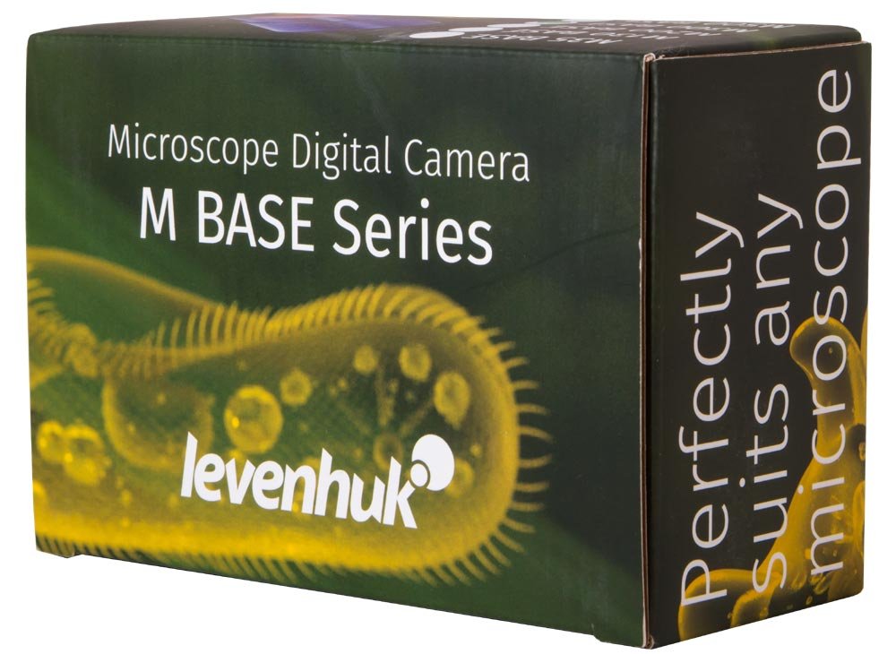 Levenhuk M200 BASE Digital Microscope Camera with Software - Compatible with Mac, Linux & Windows - Perfect for Lab Research, Education & Scientific Imaging