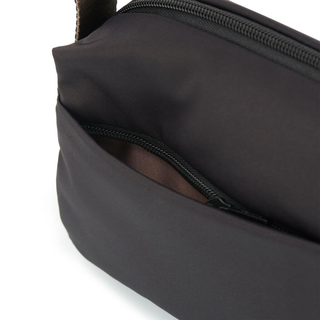 Hedgren Neutron Small Crossbody Bag for Women - Lightweight & Durable Black Shoulder Purse | Perfect for Travel, Work & Everyday Use