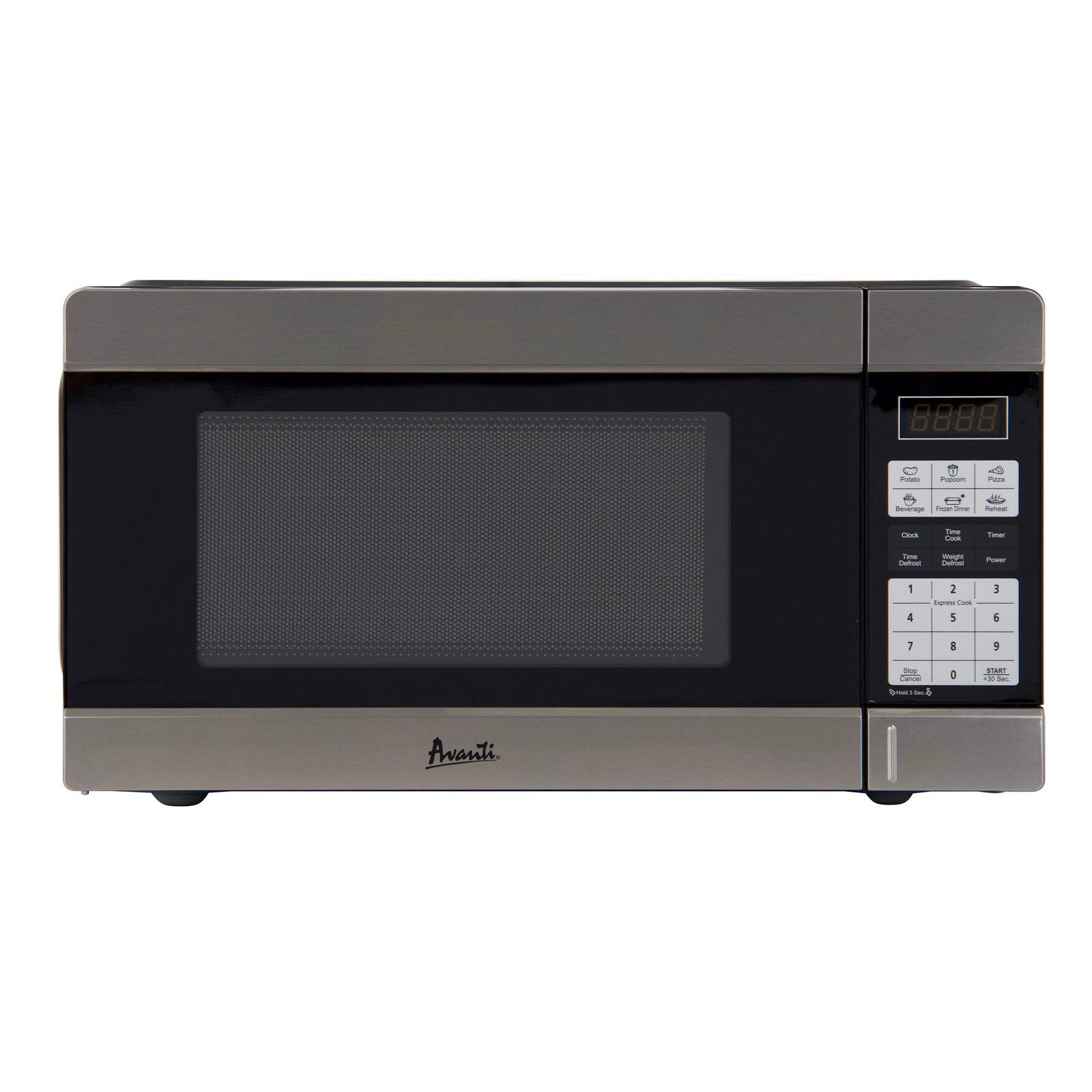 Avanti MT113K3S 1.1 Cu. Ft. Compact Countertop Microwave Oven - Perfect for Small Kitchens, Dorms & Office Spaces