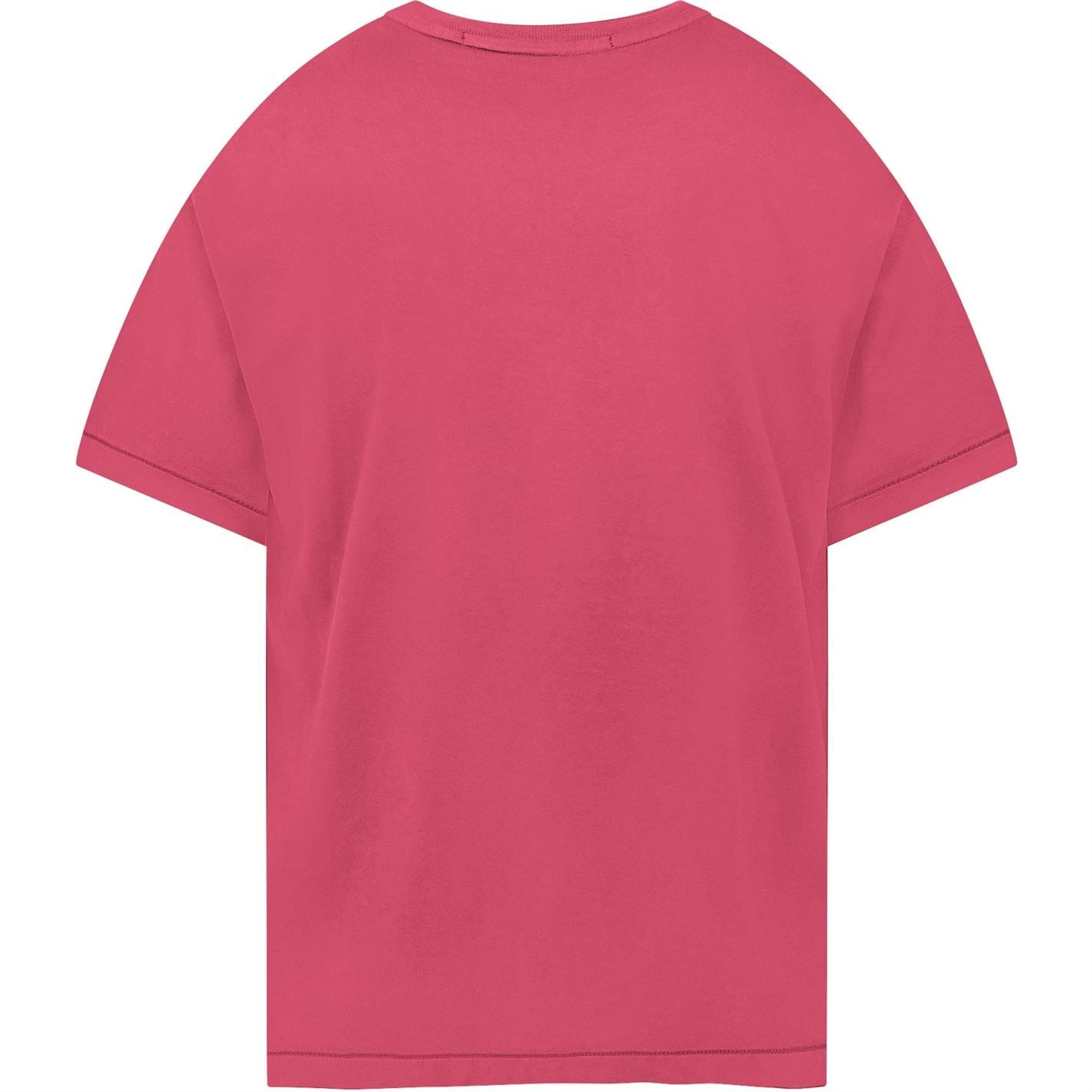 Stone Island Men's Ciclamino Patch Logo T-Shirt - Casual Short Sleeve Cotton Tee for Streetwear & Everyday Wear