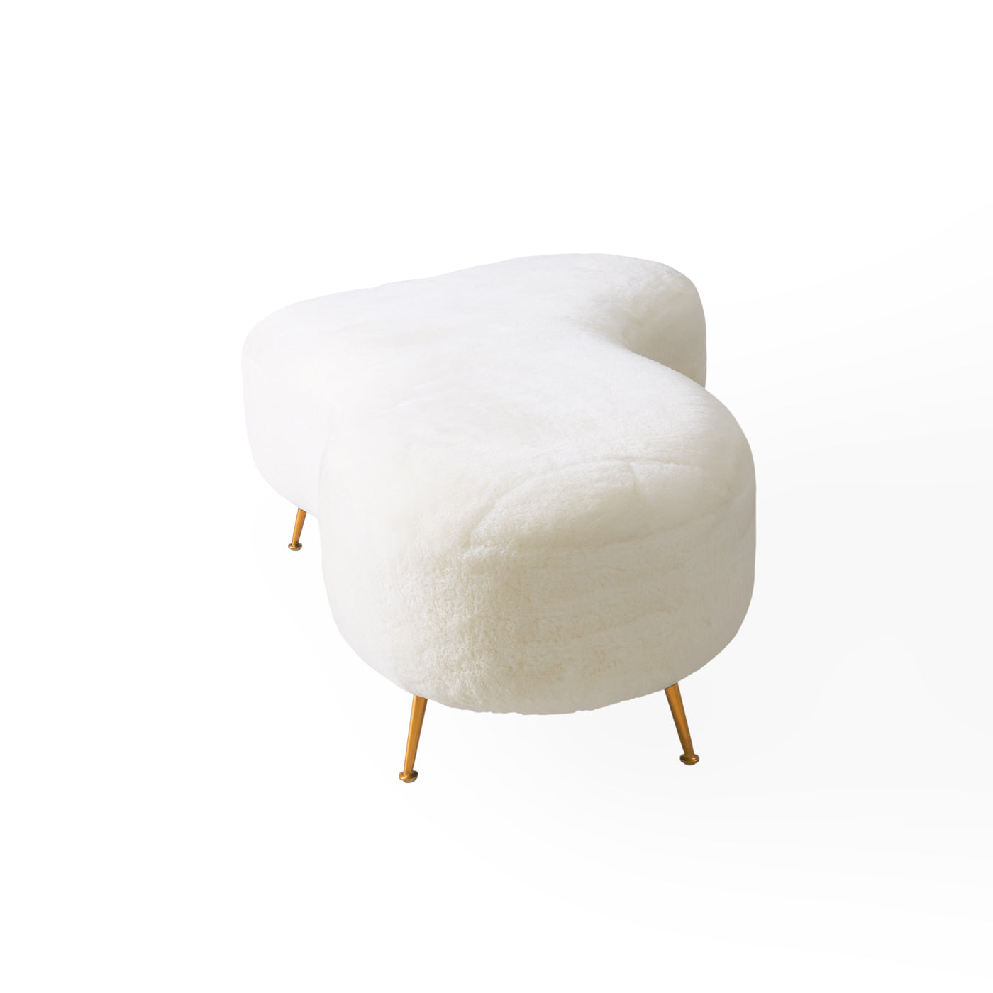 Stylish Amorphic Cocktail Ottoman - Modern Living Room & Bar Stool with Storage - Perfect for Home Decor, Lounge Seating & Entertaining Guests