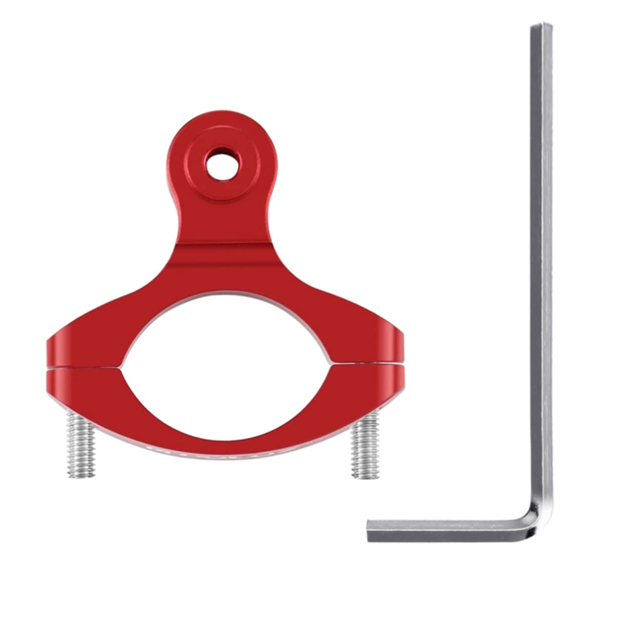 MILISTEN Bike Stand - Heavy Duty Metal O-Shaped Handlebar Mount Bracket for Mountain Bikes, Motorcycles & Webcams | Durable Aluminum Alloy Clamp for Secure Bike Storage & Accessory Mounting | Perfect for Garage Organization, Cycling Accessories & Action Camera Setup