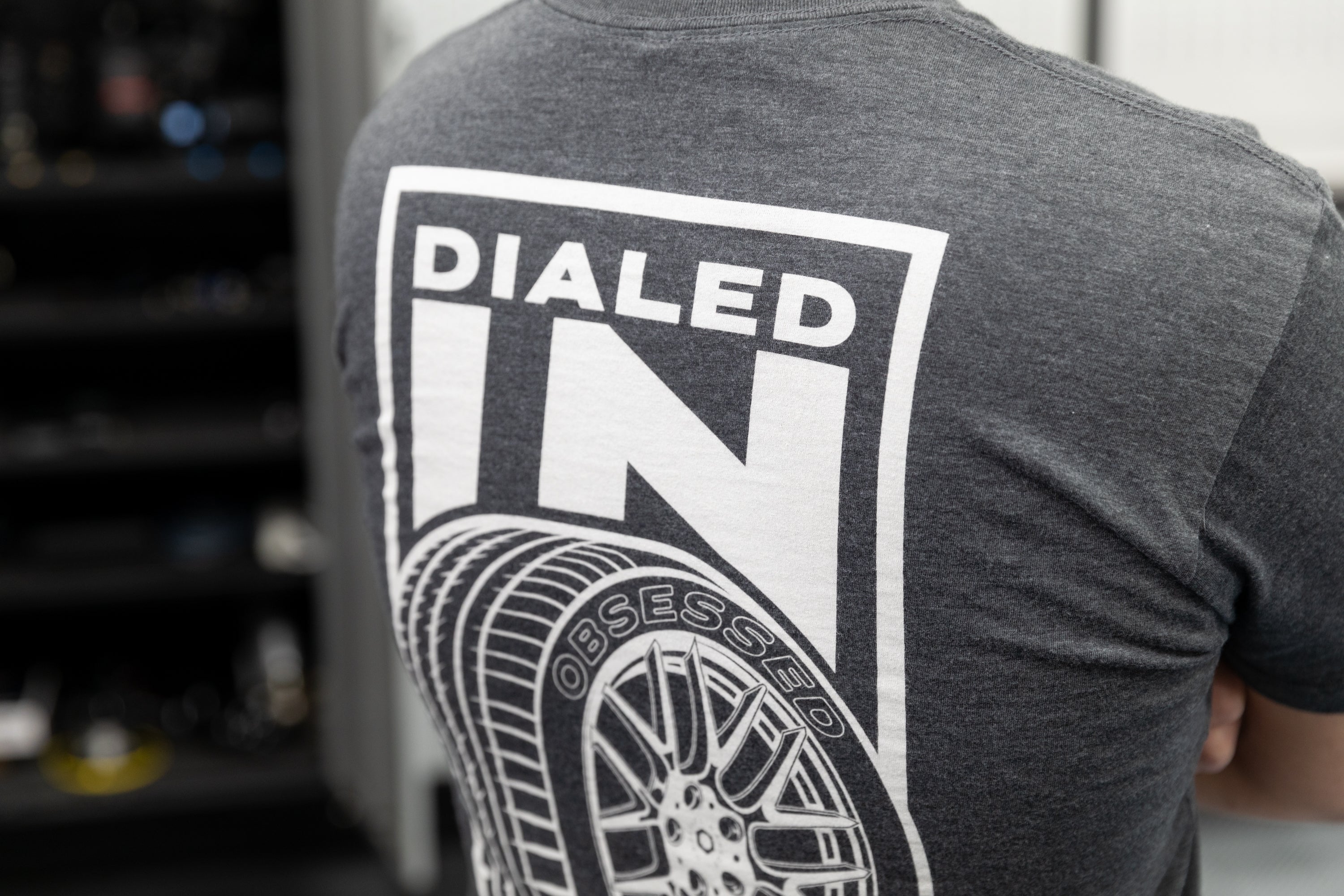 Dialed In Wheels T-Shirt - Premium Graphic Tee for Car Enthusiasts - Perfect for Racing Events & Car Shows