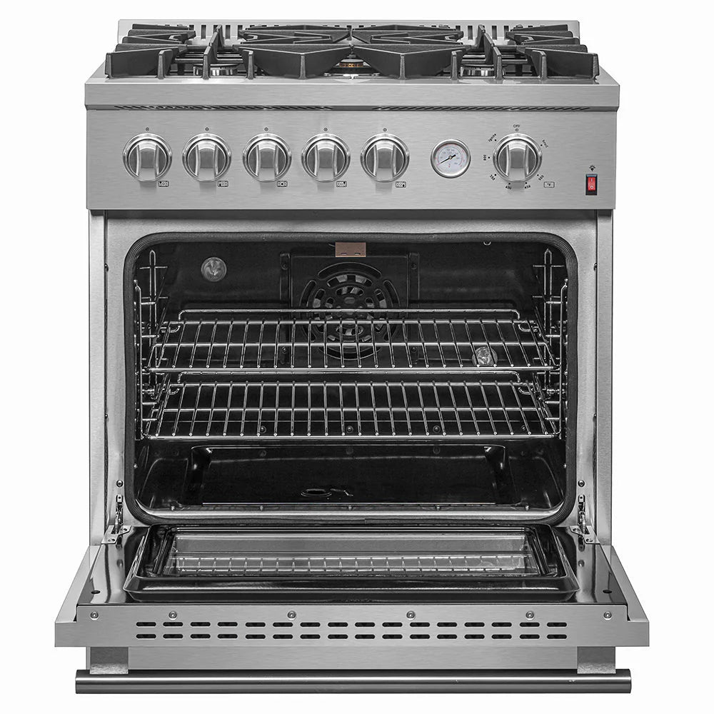 FORNO 2-Piece Stainless Steel Appliance Package - 30