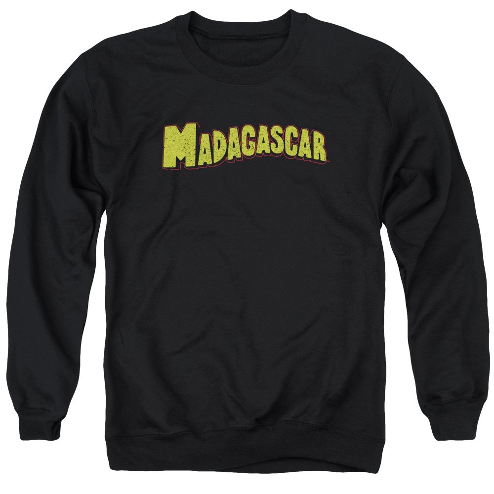 Madagascar Logo Unisex Crewneck Sweatshirt for Men & Women - Casual Comfort Wear for Everyday Outfits & Lounge