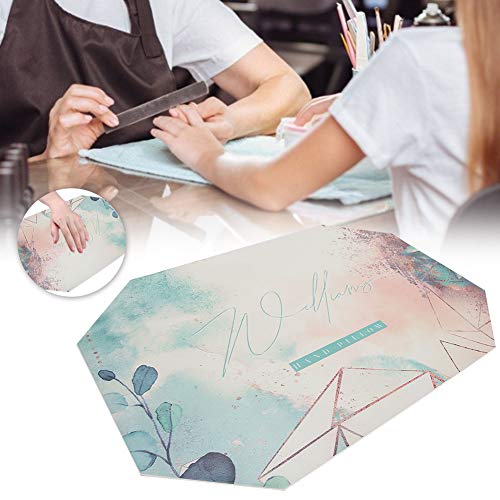 Washable Nail Art Hand Rest Pad - Cushioned Manicure Table Mat for Nail Technicians & DIY Nail Care - Perfect for Salon, Home Use & Professional Nail Art Equipment Accessories