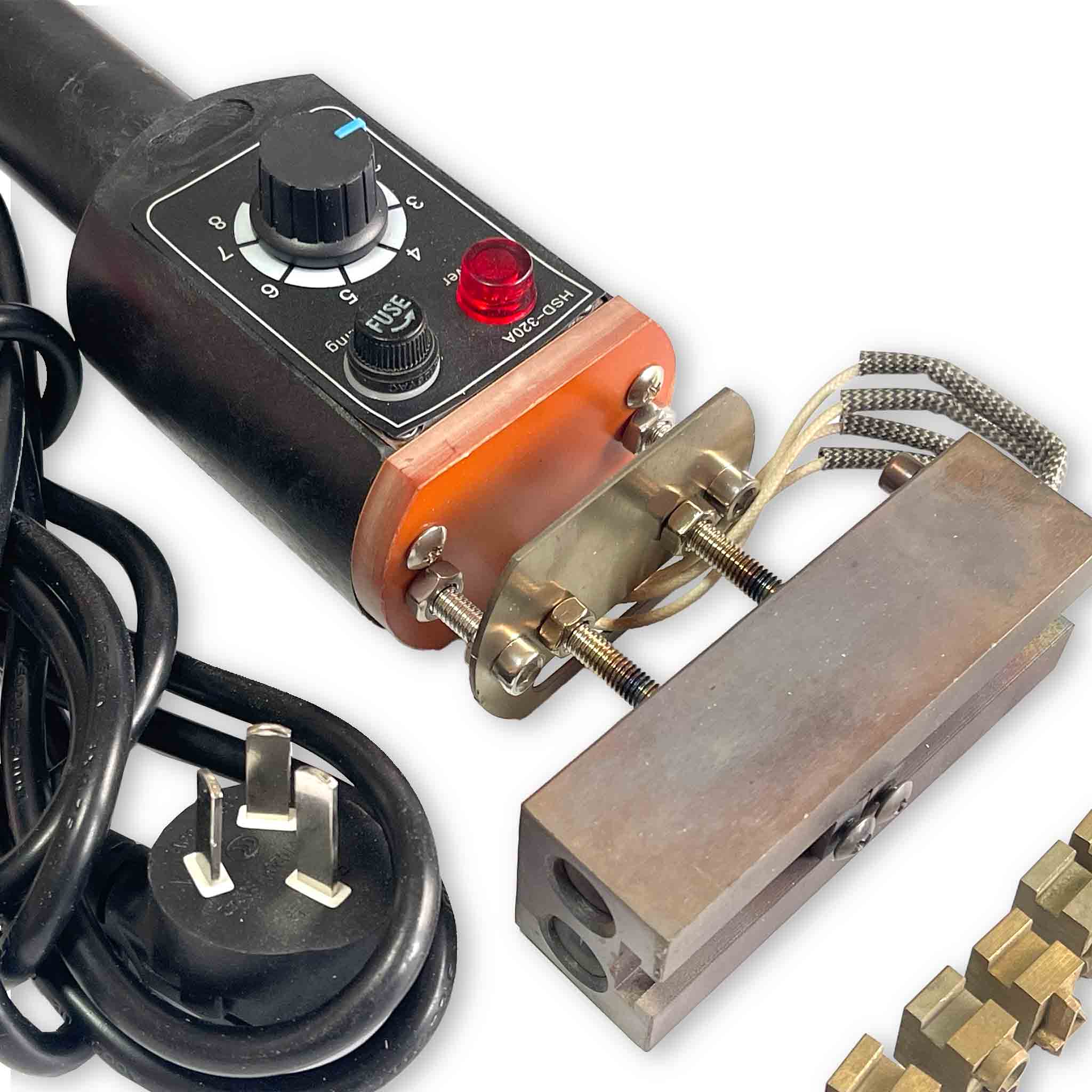 Adjustable Temperature Electric Branding Iron for Wood & Beehive Etching - Custom Beekeeping ID Tool for Hive Marking & Identification - Perfect for Apiary, Farm, and DIY Woodworking Projects