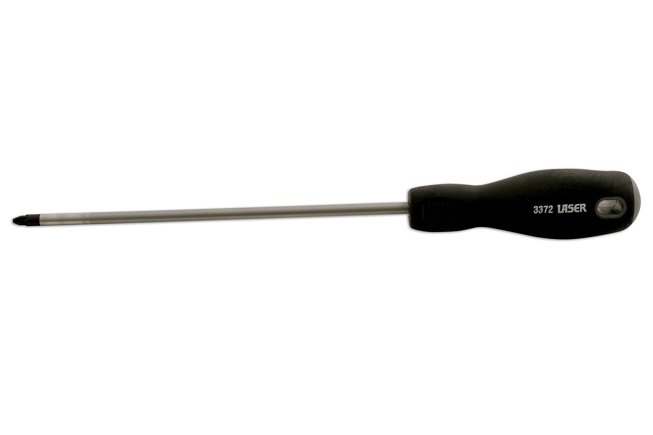 Premium Laser 3373 Phillips Screwdriver PH2 x 200mm - Professional Magnetic Screwdriver for Electronics, DIY & Home Repair - Ideal for Laptops, Phones & Small Appliances