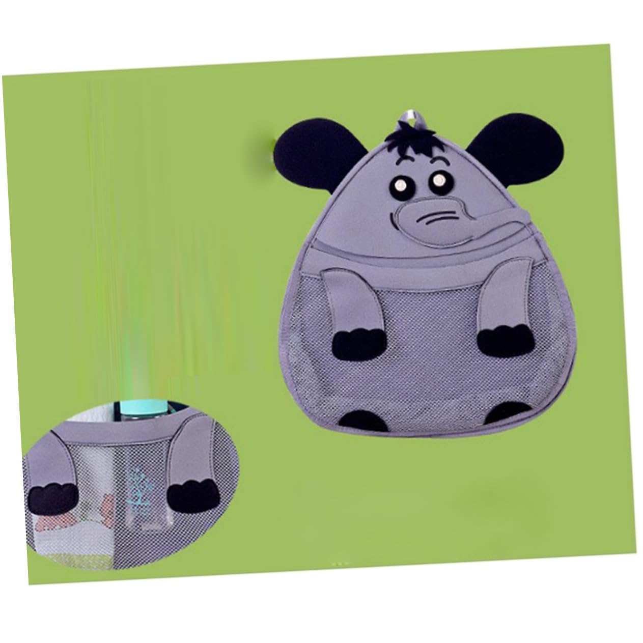 UPKOCH 3-Piece Cartoon Mesh Toy Storage Bags - Waterproof Bath Toy Organizer for Kids Bathroom, Bathtub & Playroom - Perfect for Storing Bath Toys, Stuffed Animals & Small Accessories