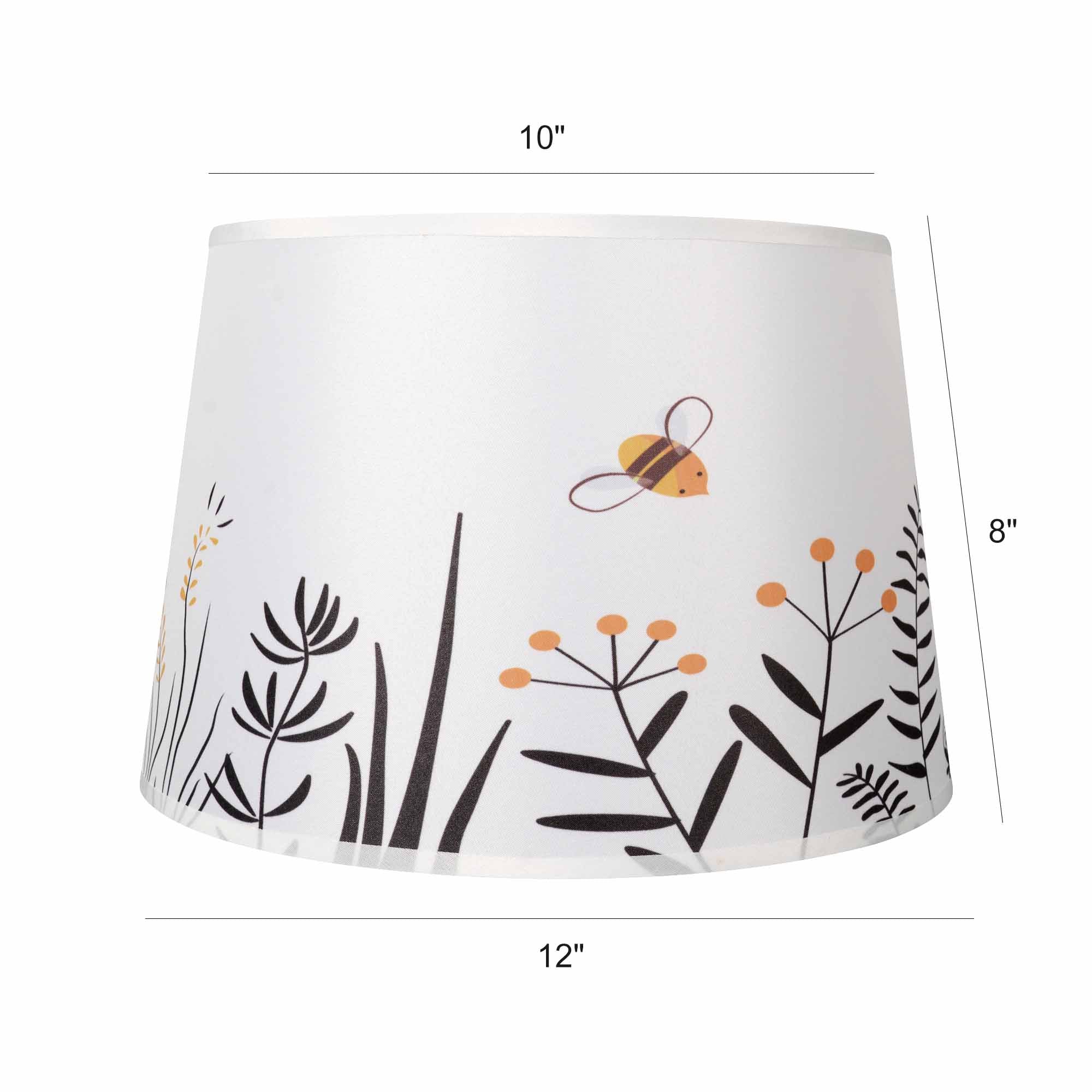 Empire Style Round Lamp Shade 10x12x8 Inches - Set of 2, Limited Edition Home Decor by Carro Collection | Perfect for Bedroom, Living Room & Dining Room Lighting