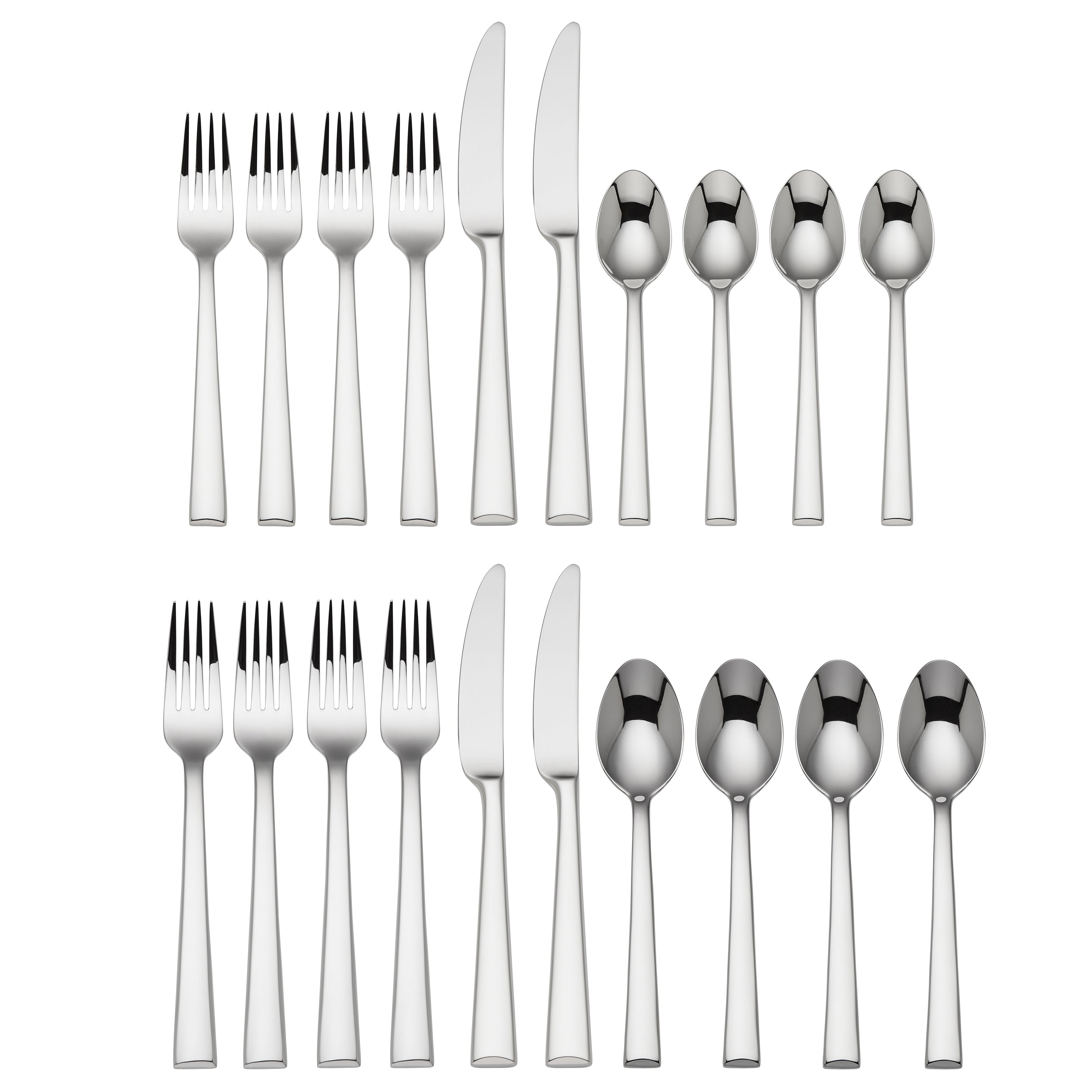 Premium 20-Piece Stainless Steel Flatware Set for Elegant Dining - Perfect for Restaurants, Dinner Parties & Everyday Use