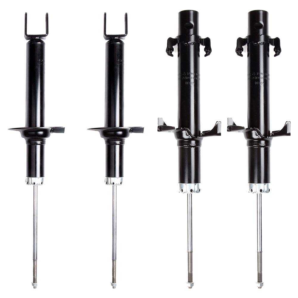ECCPP 4-Piece Front & Rear Shock Absorbers Set - Compatible with Honda Fit 2008-2012 & Honda Accord (Part# 340030, 340029, 340031) - Gas Struts for Smooth Ride & Enhanced Vehicle Stability - Perfect for Daily Commute & Road Trips