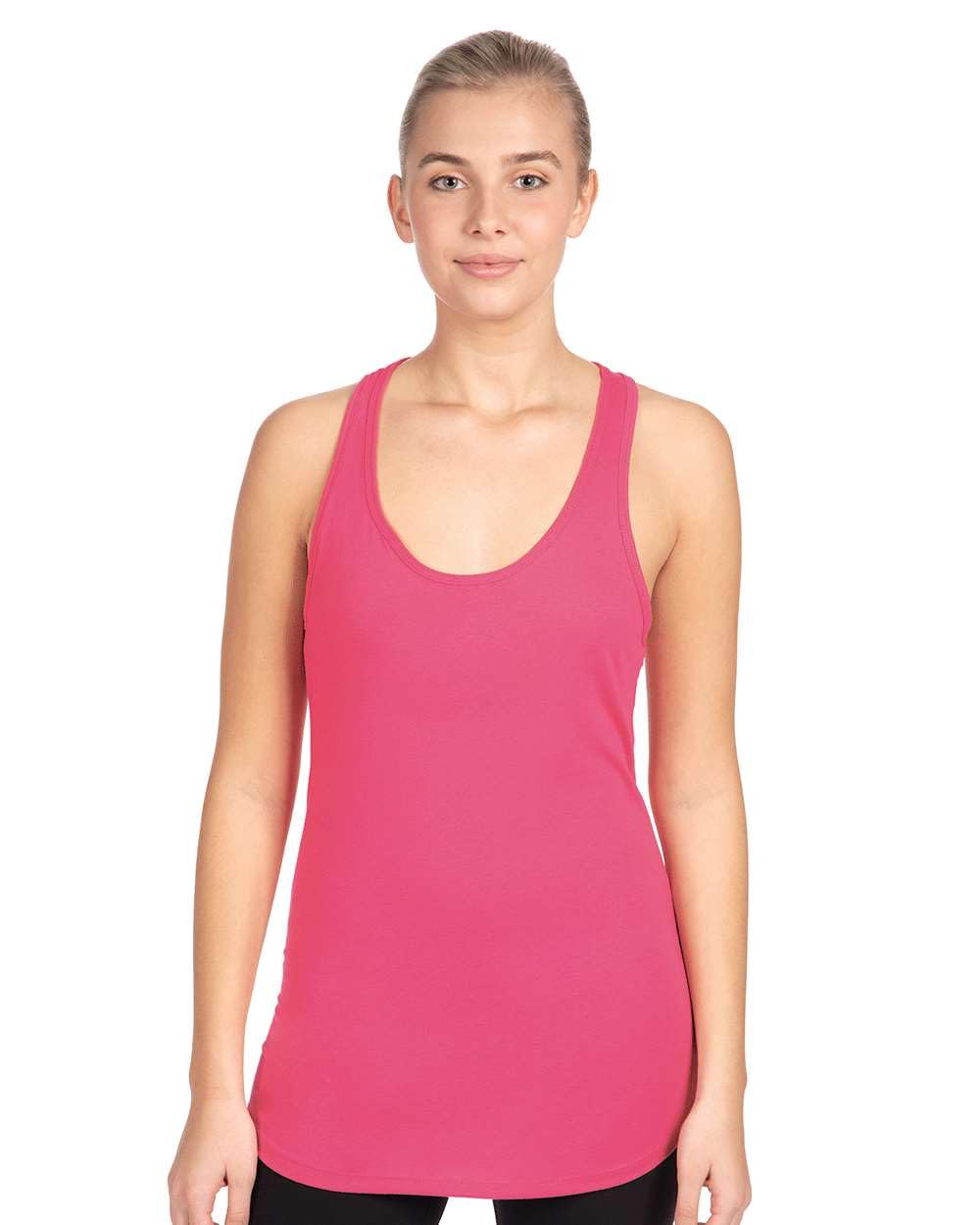 Next Level Apparel Women's Slim Fit Racerback Tank Top - Soft Breathable Workout Shirt for Yoga, Running & Gym