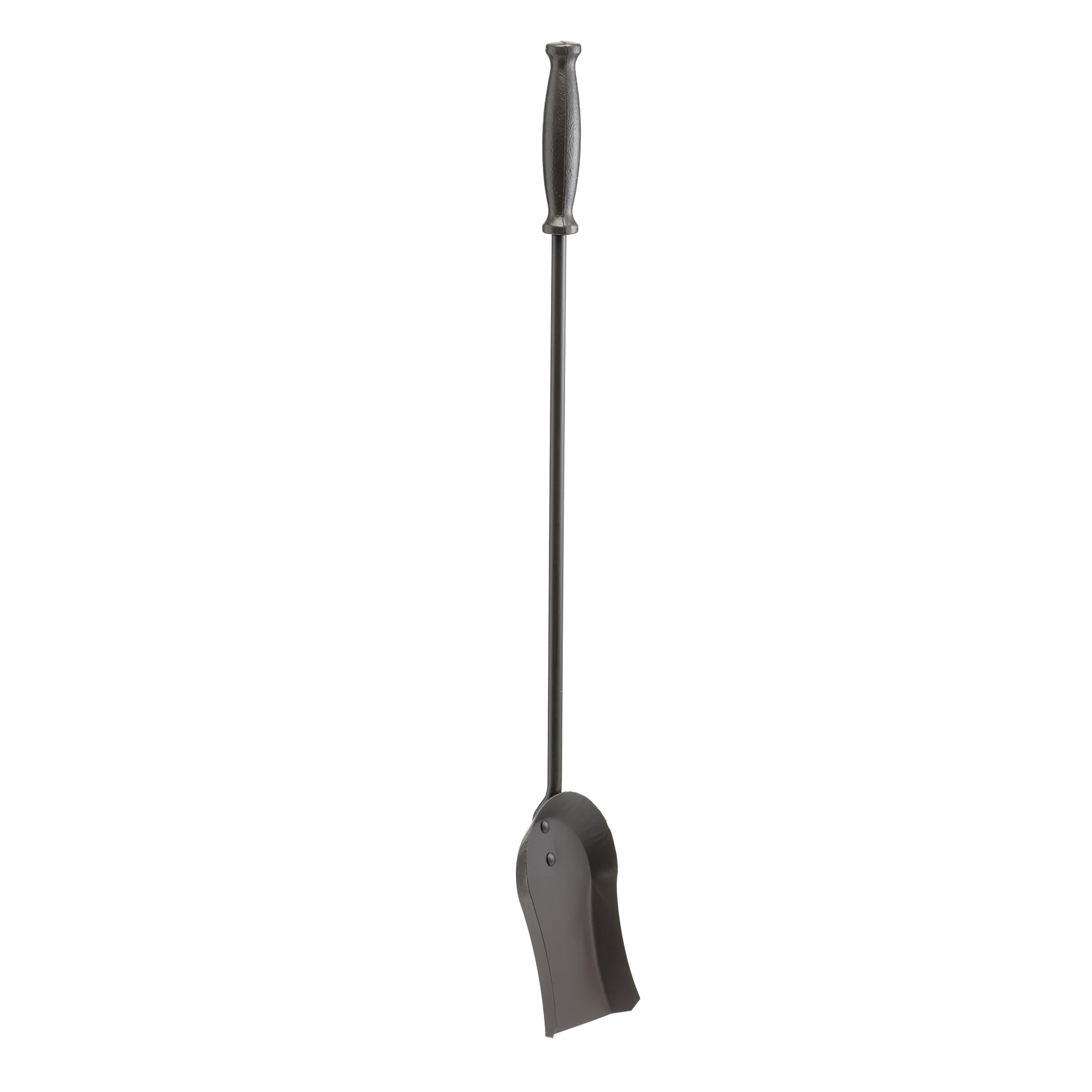 UniFlame 5-Piece Bronze Fireplace Tools Set with Cylinder Handles - Durable Fireplace Accessories for Home & Outdoor Fire Pits