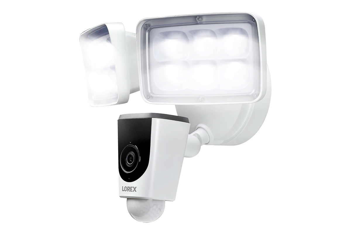 Smart Home Security Bundle - WiFi Floodlight Camera & 1080p HD Video Doorbell Kit for Outdoor Monitoring | Weatherproof Night Vision, Motion Detection | Perfect for Front Yard, Garage & Backyard Surveillance