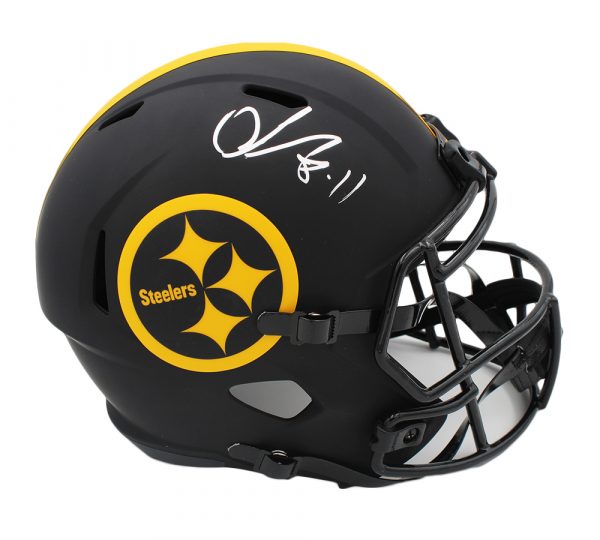 Chase Claypool Autographed Pittsburgh Steelers NFL Helmet - Full Size Speed Eclipse Model - Perfect for Collectors, Fans, and Sports Memorabilia Displays