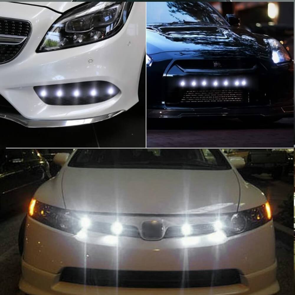 10pcs Eagle Eye LED Lights - Bright Fog Daytime Running & Reverse Tail Lights - Small Bulb for Cars, Trucks, SUVs - Perfect for Night Driving & Off-Road Adventures