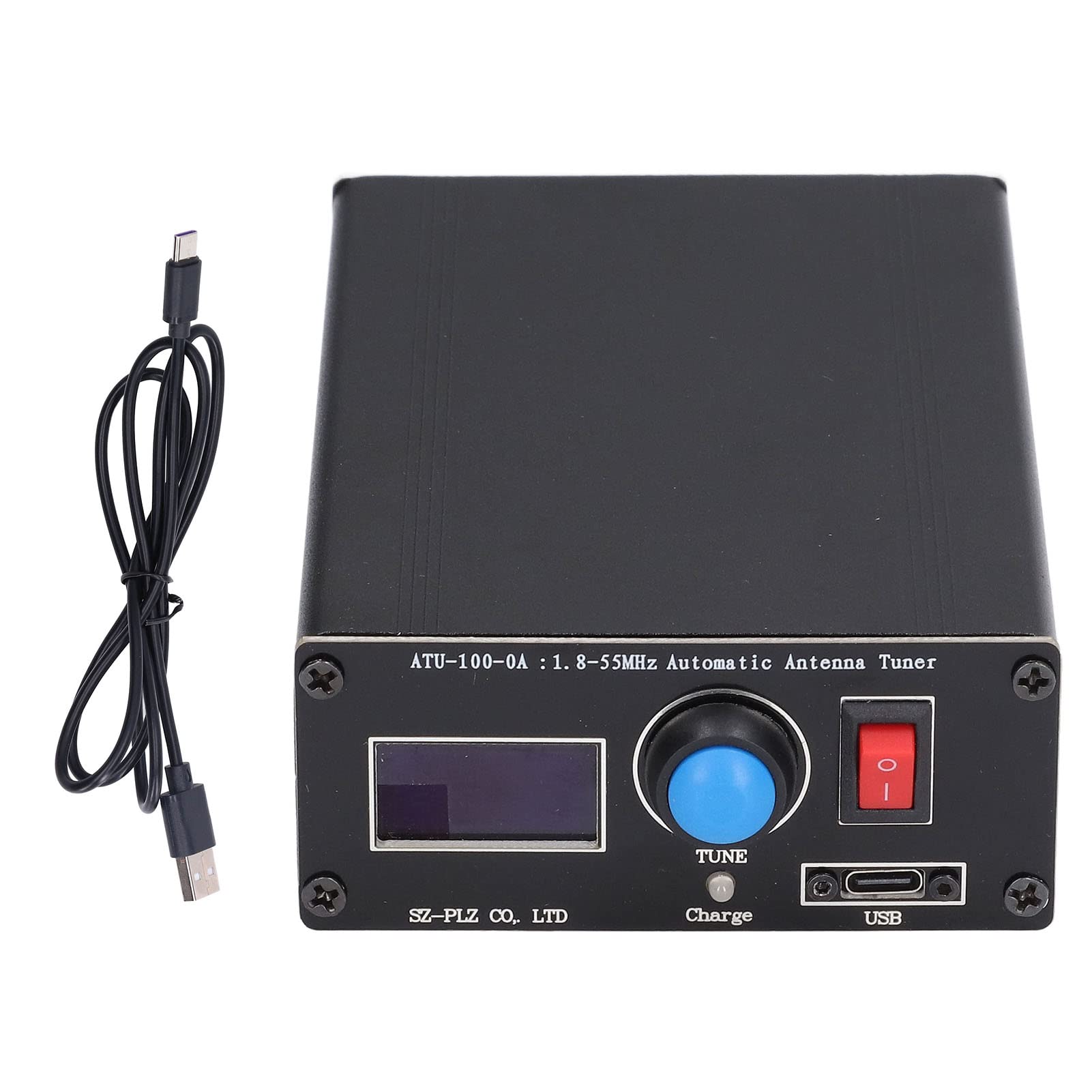 ATU-100 Mini Automatic Antenna Tuner 1.8-55MHz with 0.96