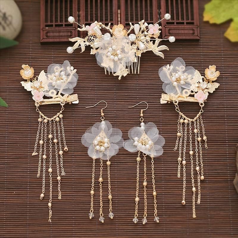 Elegant Hanfu Hair Sticks for Women - Bridal & Wedding Accessories - Style 1 Headdress for Ancient Costume & Hanfu