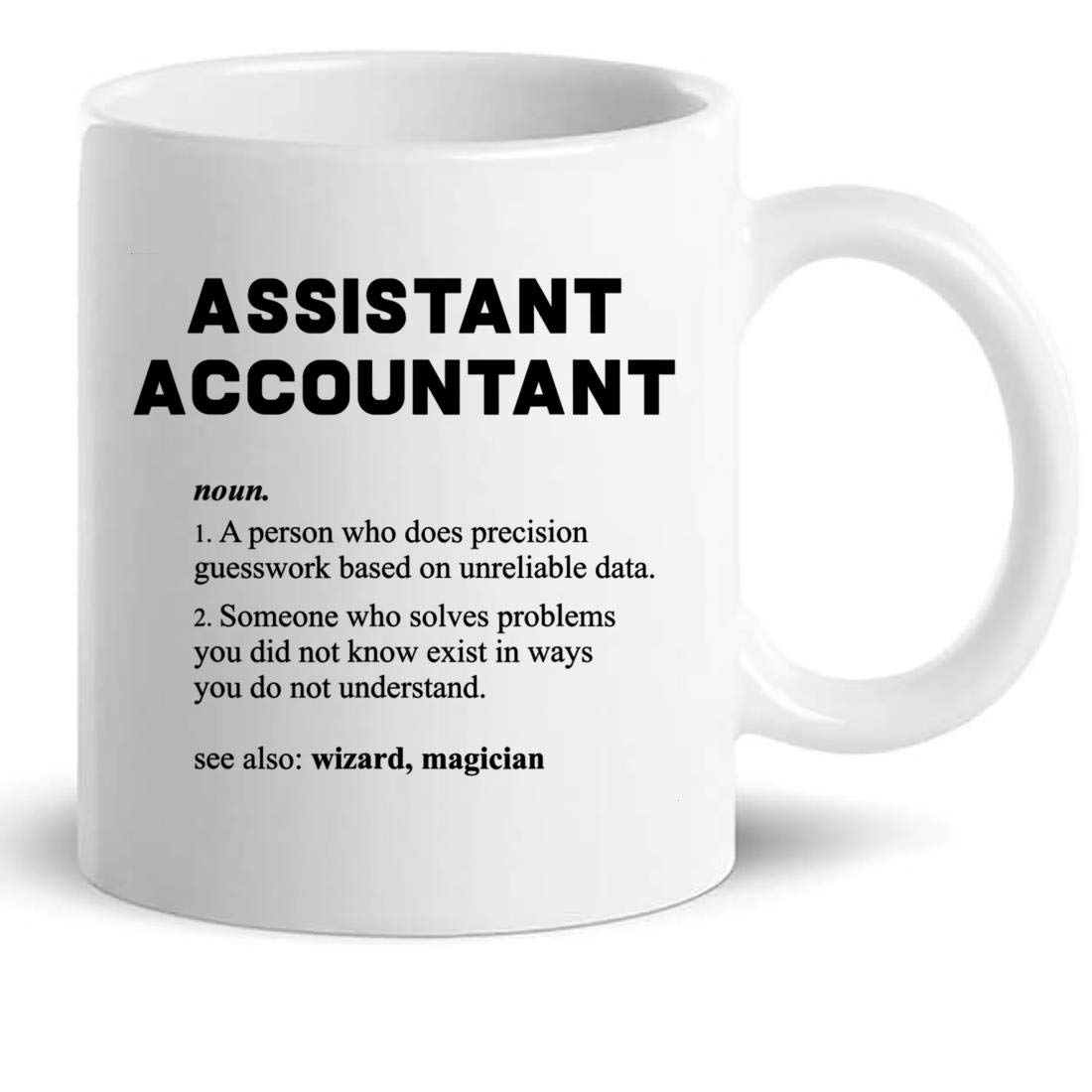 Funny Accounting Mug - Assistant Accountant Dictionary Definition Coffee Cup - Perfect Gift for Accountants & Bookkeepers - Great for Office Humor, Tax Season & CPA Appreciation