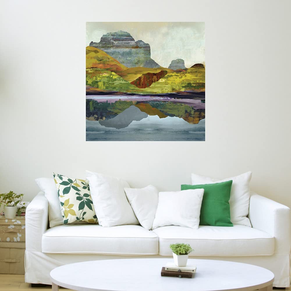 Eagle Peak Fine Art Canvas Wall Decor by Mark Chandon - 37x37 Inch Ready to Hang Painting for Living Room, Bedroom, Office & More - Perfect for Home, Office & Commercial Spaces