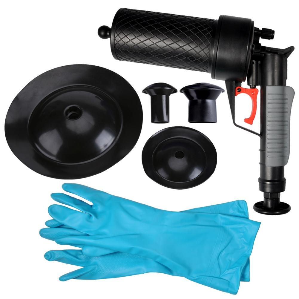 TOPINCN Drain Blaster - High Pressure Air Powered Drain Opener Tool for Clogged Toilet, Bathtub & Sink Pipes - Perfect for Home Plumbing Maintenance & Emergency Clog Removal