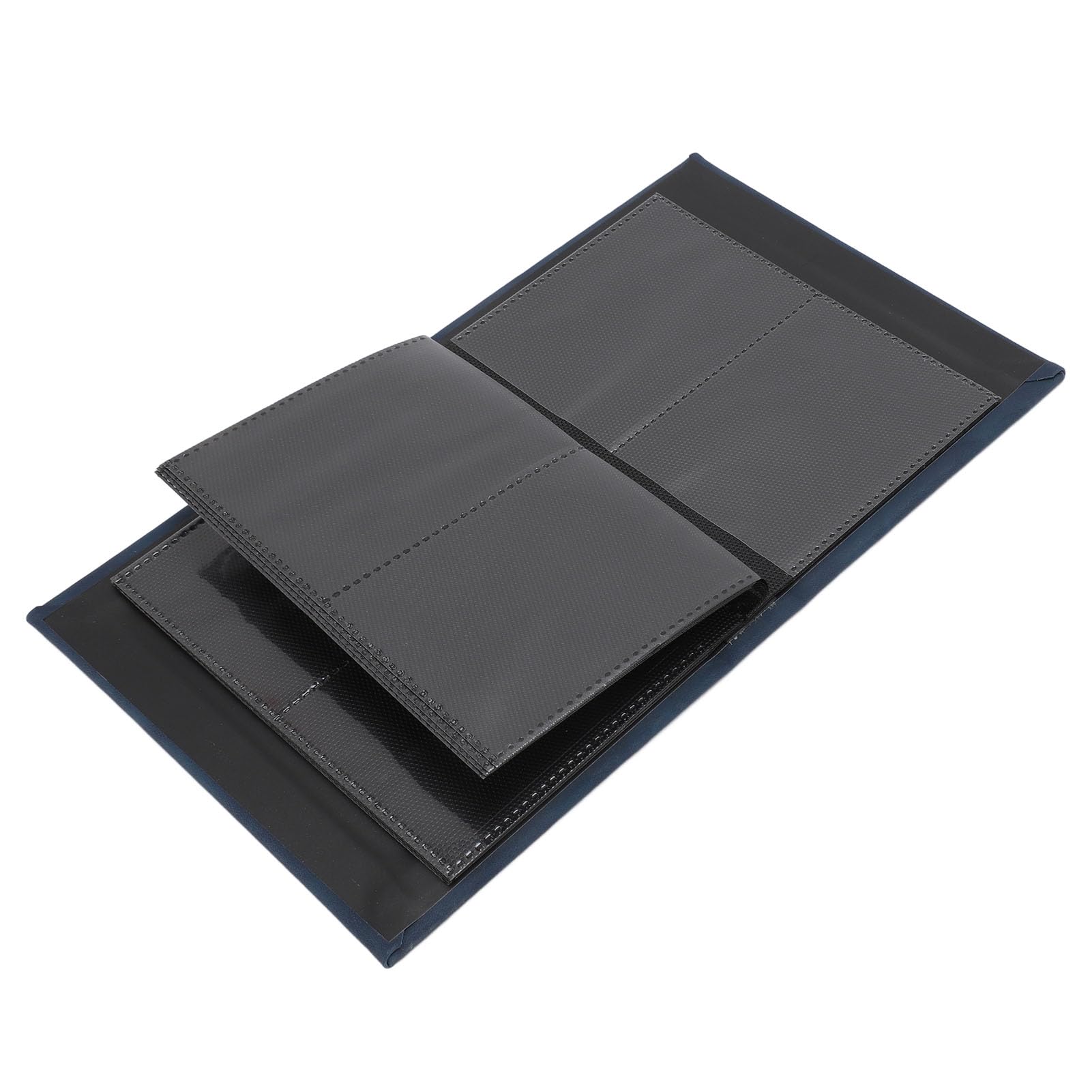 Jiawu 64-Pocket Photo Album - Lightweight 2x3 Velvet Cover for Mini 12, 11, 9, 8 Photos - Dark Blue | Perfect for Baby Pictures, Wedding Memories & Travel Scrapbooking