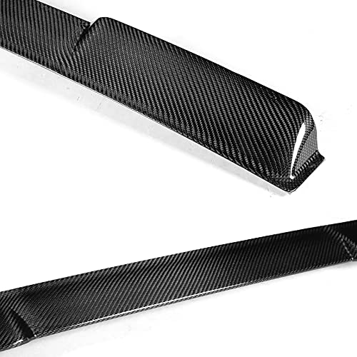 Carbon Fiber Rear Window Roof Visor Spoiler Wing Body Kit for 2010-2015 Chevy Camaro Coupe - High Performance & Stylish Upgrade - Perfect for Car Enthusiasts & Racing Events