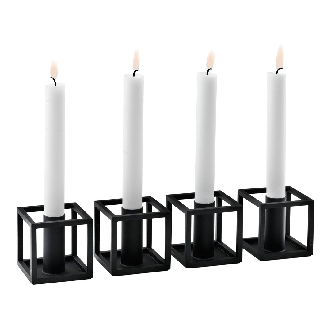 Kubus 1 Modern Minimalist Candle Holder - Elegant Home Decor for Living Room, Bedroom, Wedding Centerpiece & Table Setting