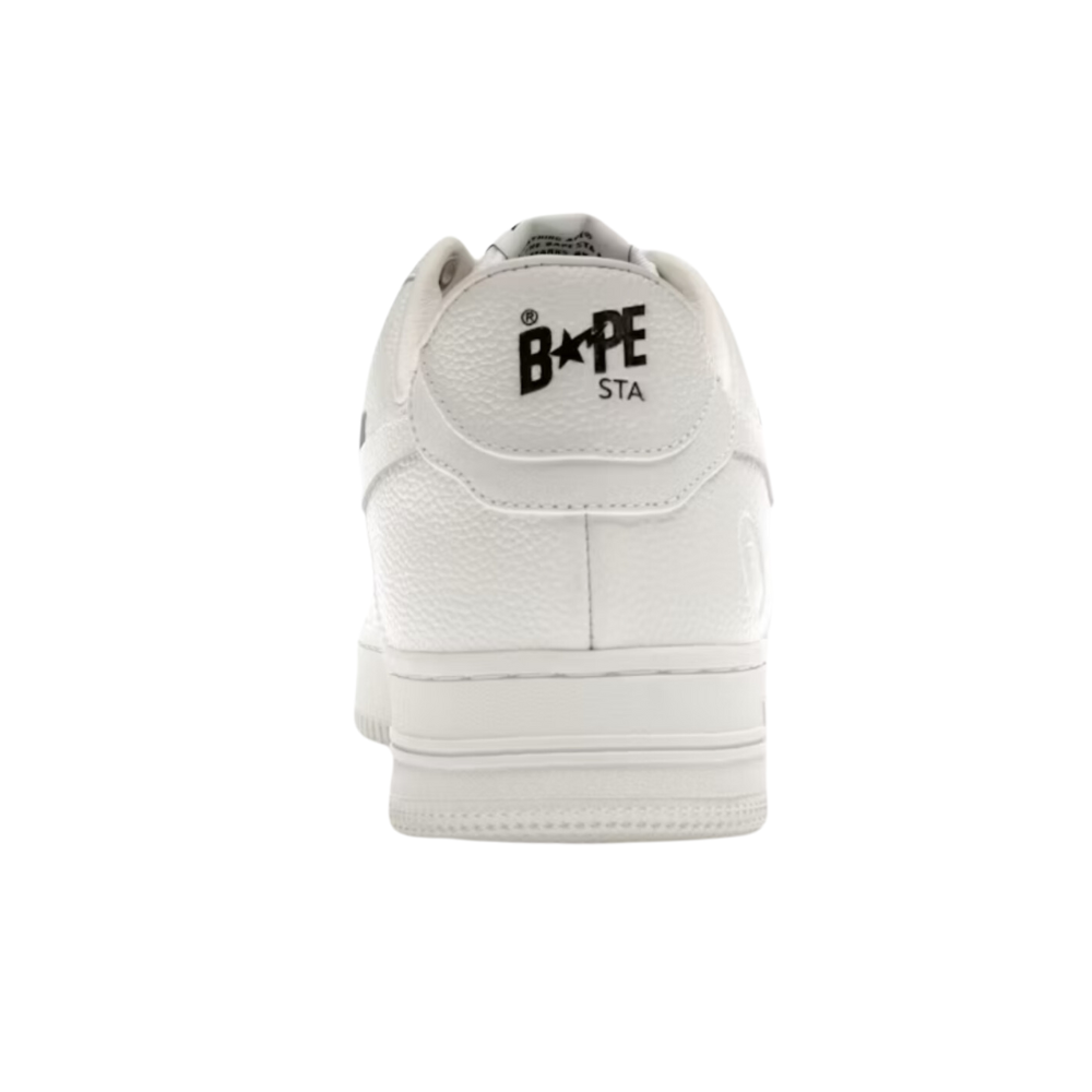 BAPE Bapesta Sneakers in Ivory White - Stylish Streetwear for Men & Women | Perfect for Casual Outfits and Urban Fashion