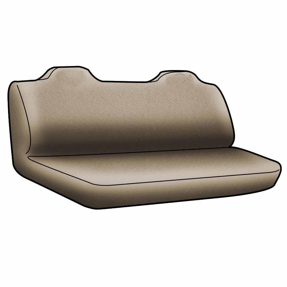 Coverking Custom Fit Front Solid Bench Seat Cover for Toyota Tacoma 2005-2023 | Ballistic Fabric Black | Waterproof & Durable Protection for Work Trucks & Off-Road Adventures