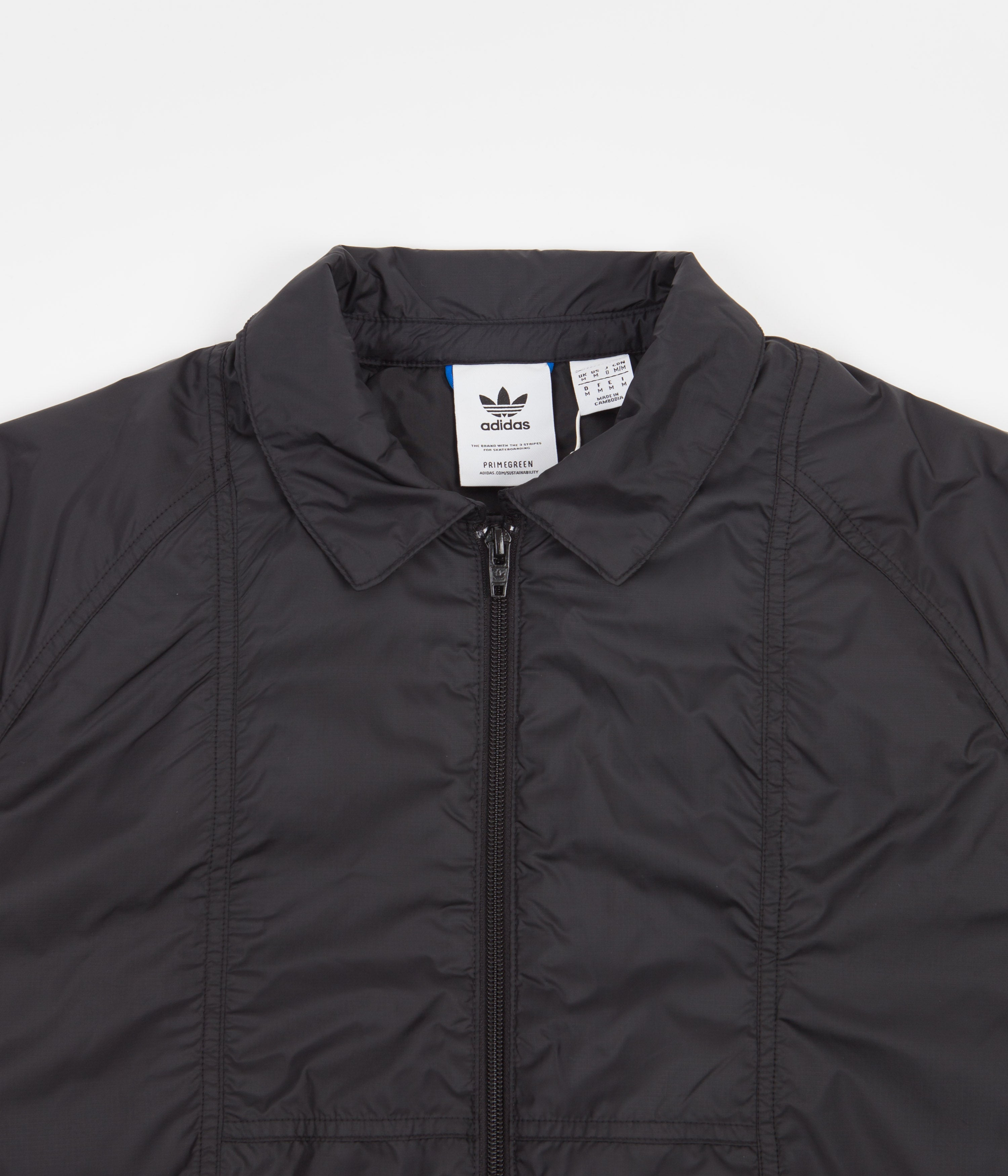 Adidas Insulated Coach Jacket for Men - Waterproof Windbreaker with Hood, Lightweight Warm Winter Jacket for Running, Hiking & Outdoor Sports (Black)
