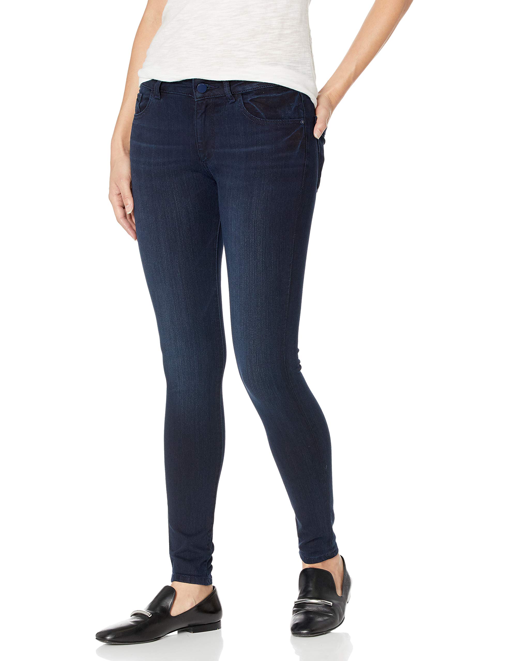DL1961 Women's Emma Instasculpt Low Rise Skinny Fit Jeans - Stretchy Slimming Denim Pants for Everyday Wear & Night Out