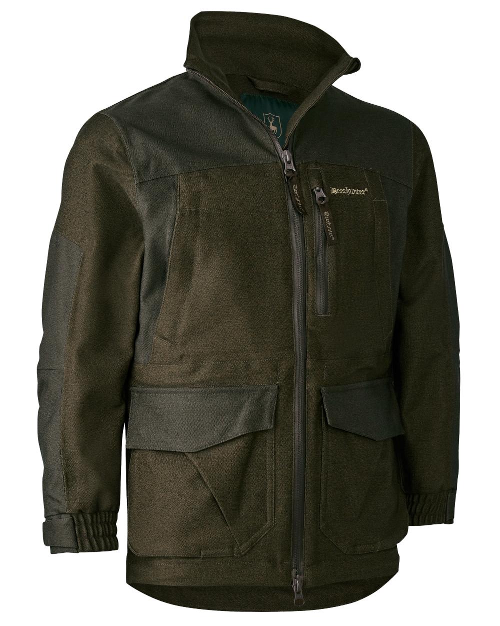 Deerhunter Youth Hunting Jacket - Waterproof & Camouflage Outdoor Gear for Boys - Perfect for Hunting, Camping, and Wilderness Adventures