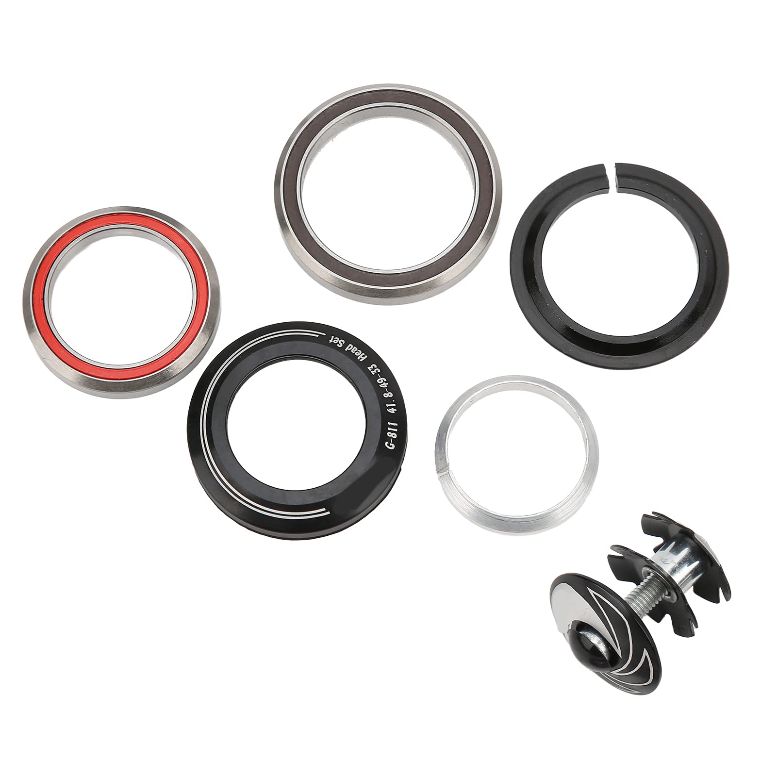 CUEA Bike Bearing Headset - Durable Aluminum Alloy Bicycle Headset for Smooth Ride & Impact Absorption | Perfect for Mountain Biking, Road Cycling & Commuting