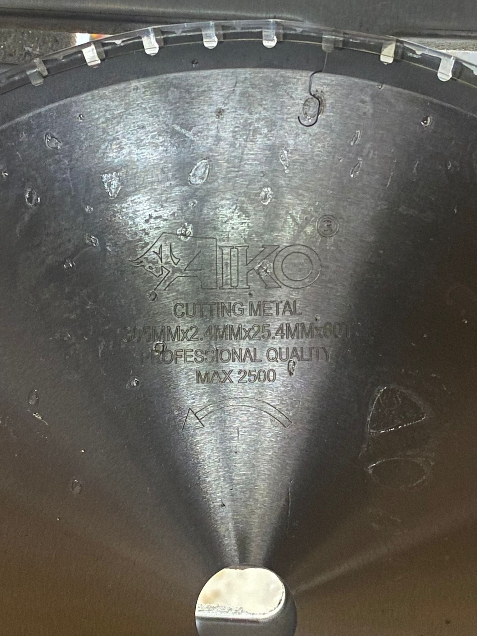 Aiko 12-Inch 305x25.4x60T Low Speed Metal Cutting Saw Blade - SBA MS30560 | Perfect for Steel, Aluminum & Pipe Cutting in Workshops & Construction Sites