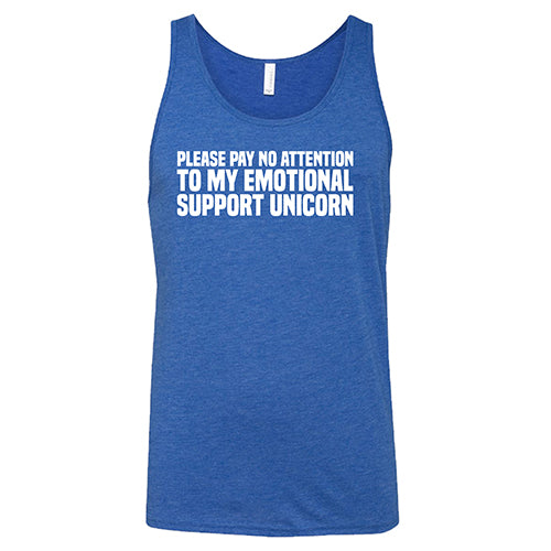 Emotional Support Unicorn T-Shirt - Funny Unisex Graphic Tee for Men & Women - Perfect for Therapy Sessions, Anxiety Relief & Mental Health Awareness