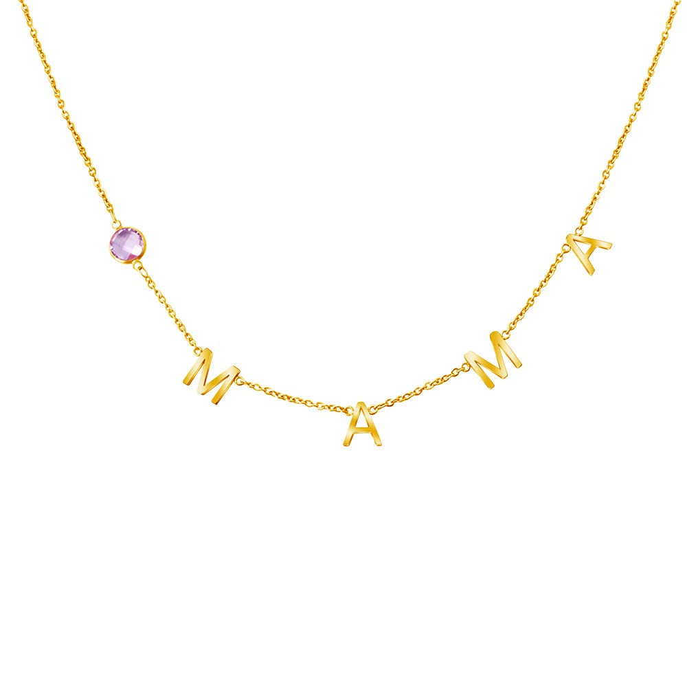 Personalized Initial Necklace for Women - 18K Gold Letter Name Pendant Necklace - Custom Engraved Jewelry Gift for Graduation, Birthday, Anniversary - Perfect for Everyday Wear & Special Occasions