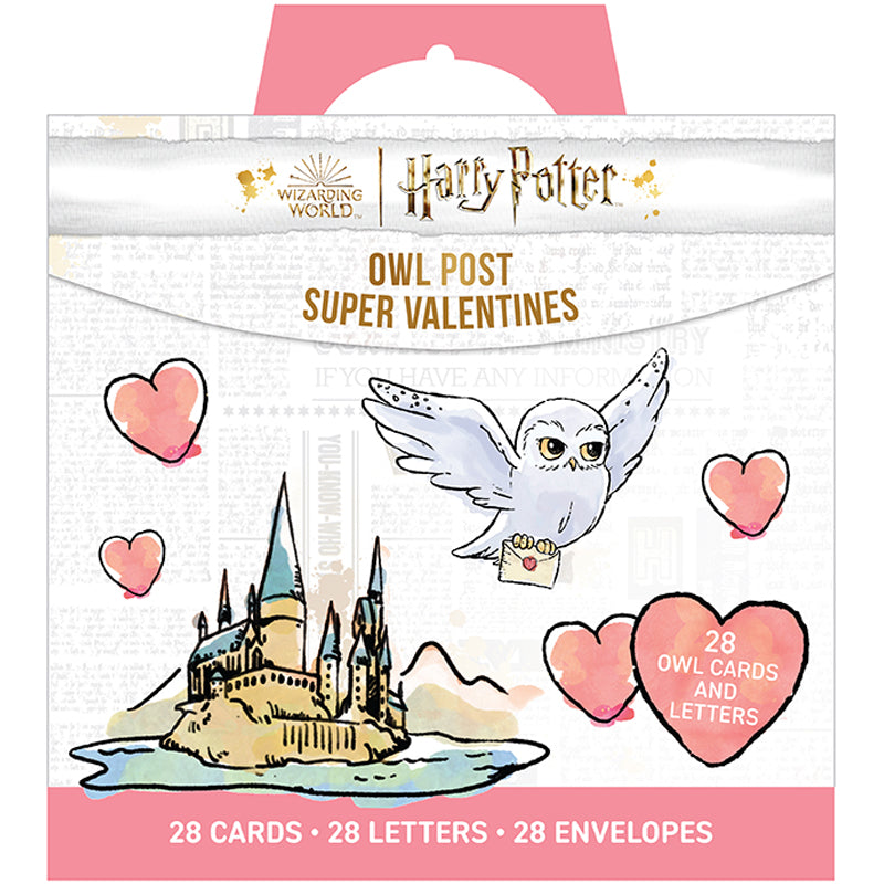 Harry Potter Owl Post Super Valentines - Official Licensed Greeting Cards for Valentine's Day, Perfect for HP Fans & Collectors - Use for Gifts, Parties & Romantic Surprises