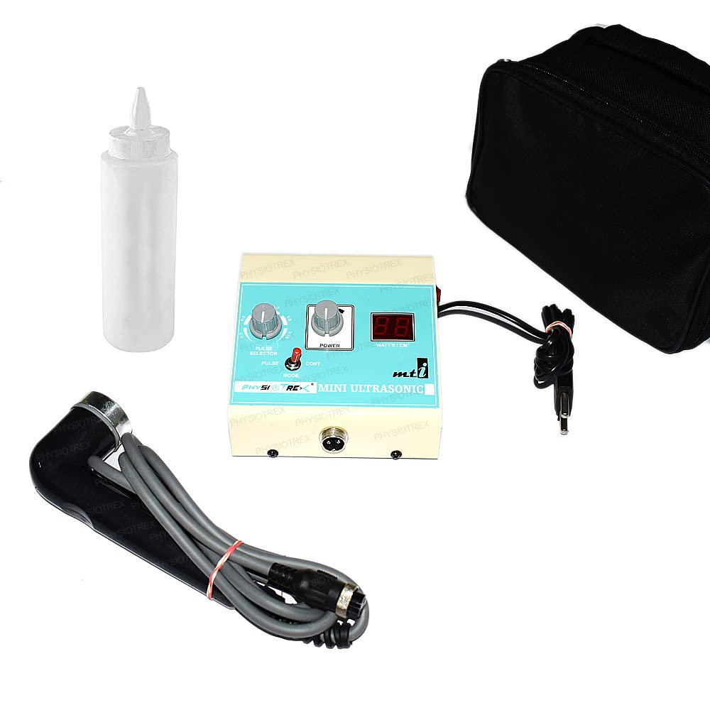 PHYSIOTREX® Professional Ultrasound Therapy Machine - Portable Mini Ultrasonic Physical Therapy Device for Pain Relief & Muscle Recovery - Ideal for Home, Clinic & Sports Injury Rehabilitation