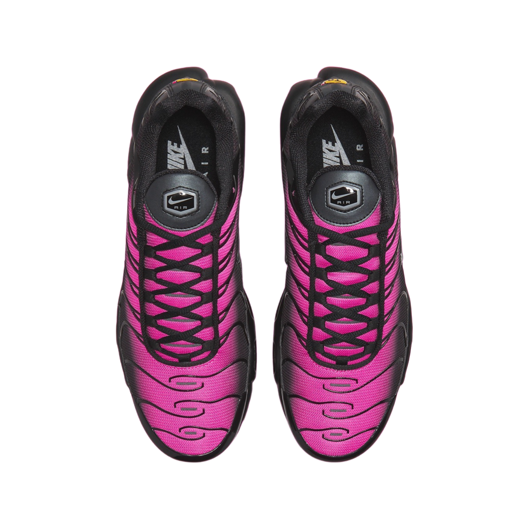Nike Air Max Plus Running Shoes - Black, Metallic Silver & Pink | Men's & Women's Athletic Sneakers for Gym, Jogging & Casual Wear